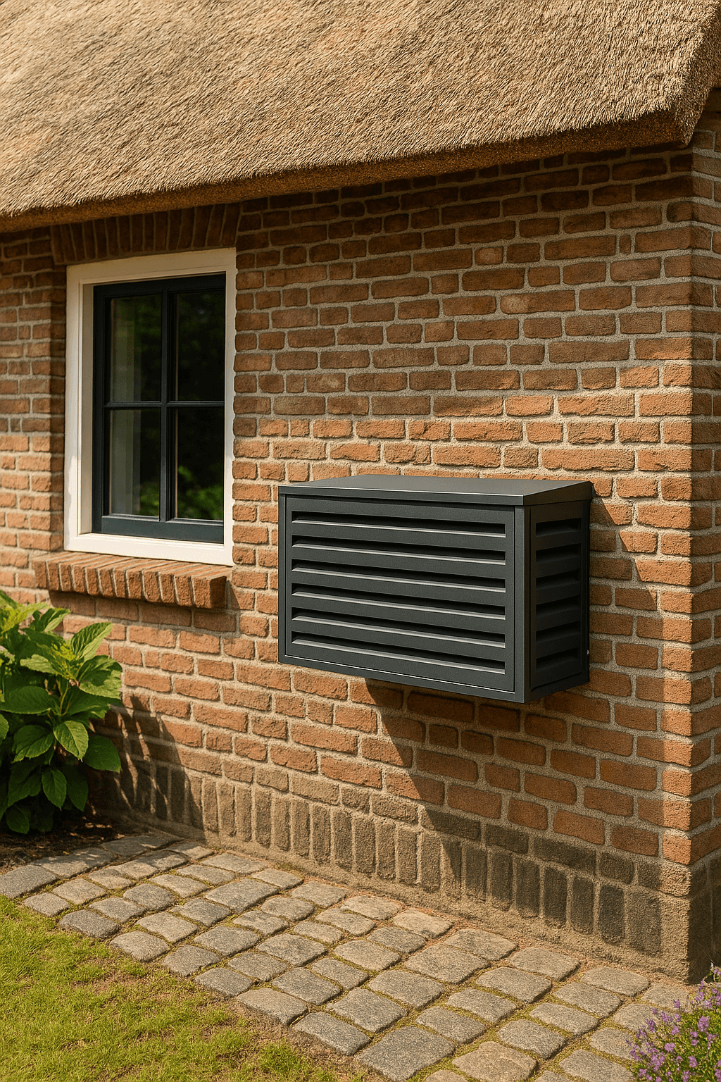 Oog voor detail en design Strakke wandmontage airco ombouw