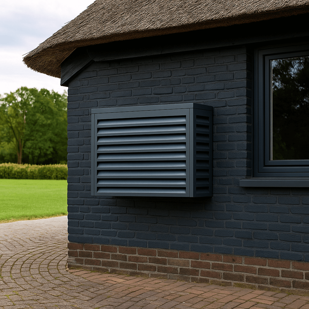Kant-en-klare oplossing voor je airco Kant-en-klare aluminium ombouw