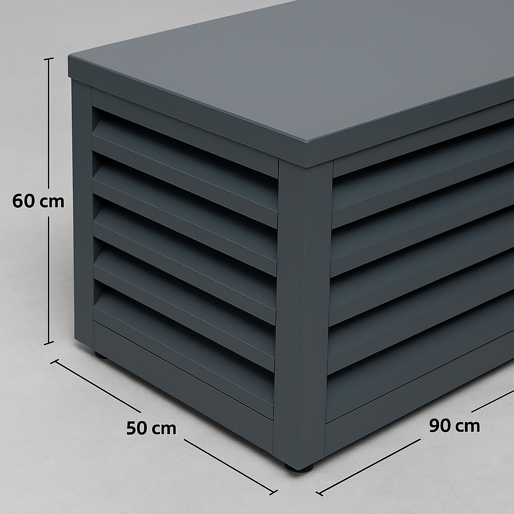 1,5 mm dik aluminium is de beste keuze Duurzame airco ombouw van aluminium