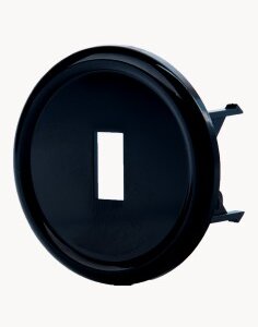 Retro enkelvoudig front zwart